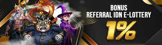 BONUS REFERRAL IDN E-LOTTERY