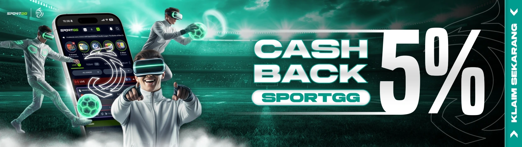 CASHBACK SPORTGG 5%