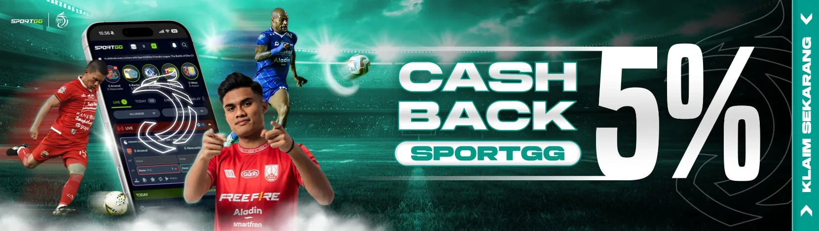 CASHBACK SPORTGG 5%