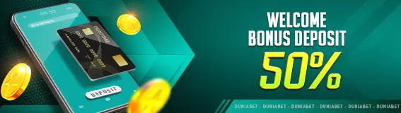 WELCOME BONUS DEPOSIT 50%