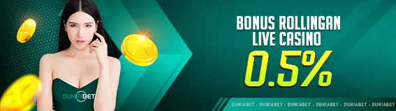 BONUS ROLLINGAN LIVE CASINO