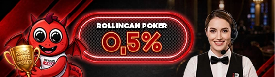 BONUS ROLLINGAN POKER 0,5%