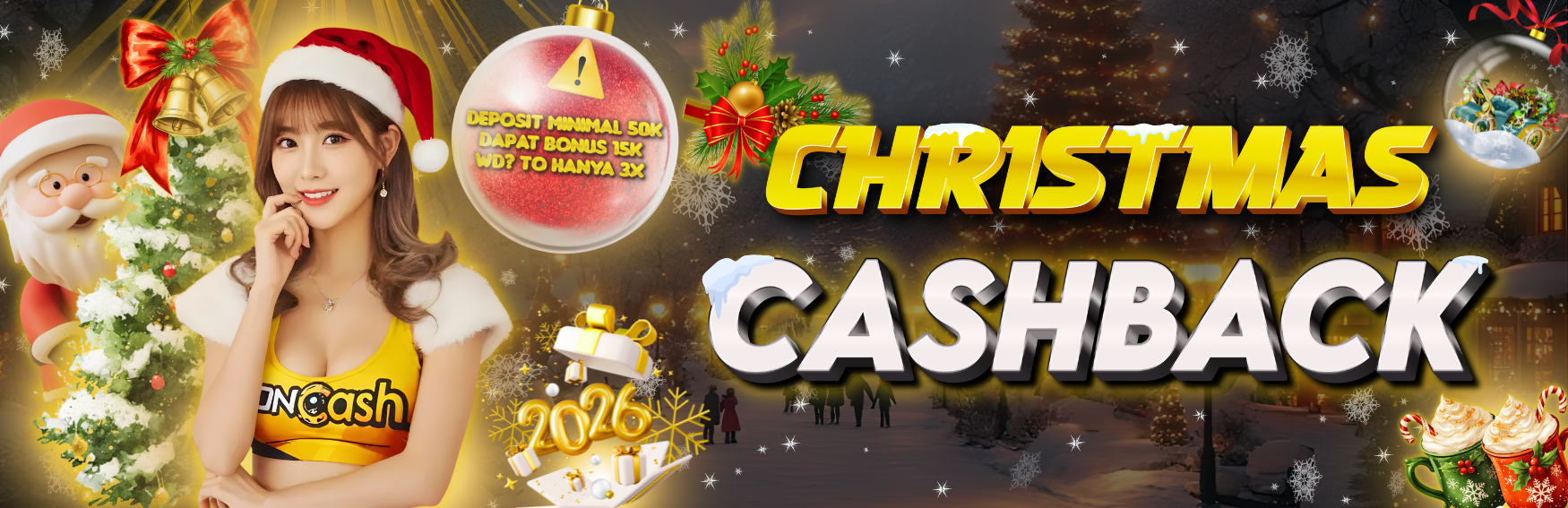 Bonus Christmas Cashback IDNCash