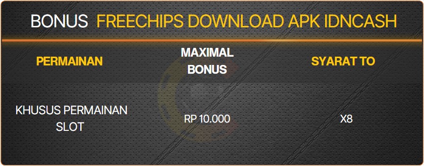 Freechips DOWNLOAD APK IDNCASH
