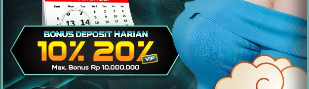 Bonus Deposit Harian 10%
