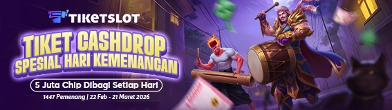TIKETSLOT : Tiket Cashdrop Spesial Hari Kemenangan