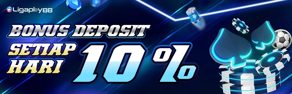 BONUS DEPOSIT HARIAN 10%