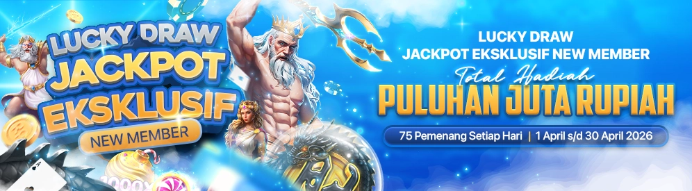 Lucky Draw Jackpot Eksklusif New Member