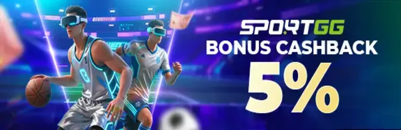 Bonus Cashback SPORTGG 5%
