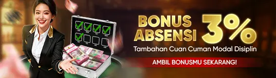 BONUS ABSENSI 3%