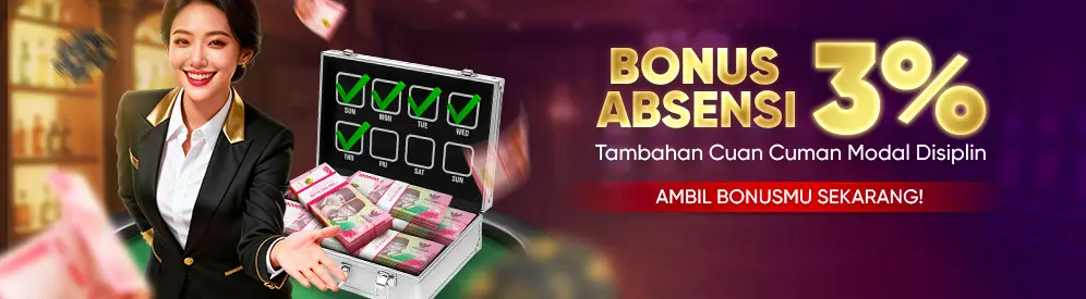 BONUS ABSENSI 3%