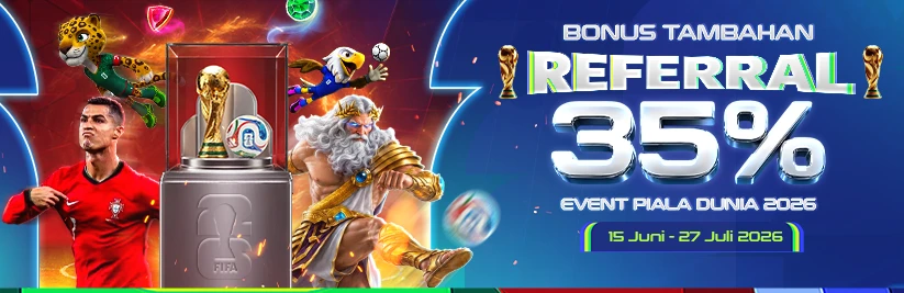 Tambahan Referral Sportsbook 35%