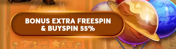 BONUS EXTRA FREE SPIN & BUY SPIN 55%