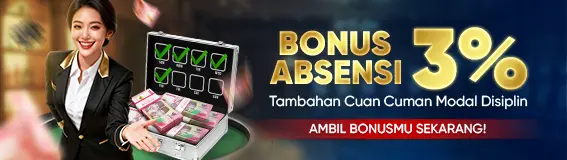 BONUS ABSENSI 3%