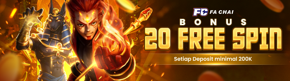 BONUS FREE SPIN 20X SETIAP DEPOSIT MIN 200K