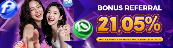 BONUS REFERRAL 21.05%