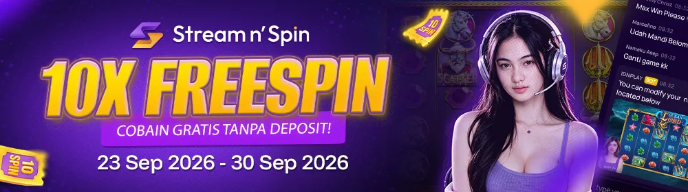 SNS - Dapatkan 10x Freespin!