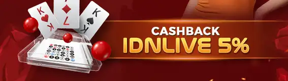 CASHBACK IDNLIVE