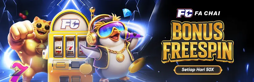 VOUCHER  GONG XI FA CHAI FREESPIN 50X !