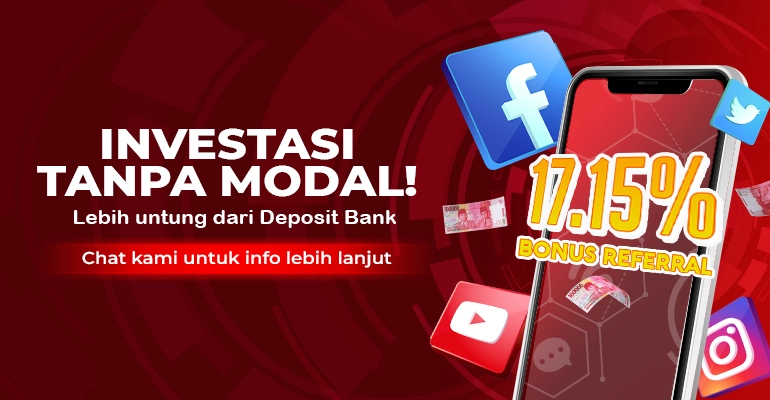 BONUS REFERAL 17,15%