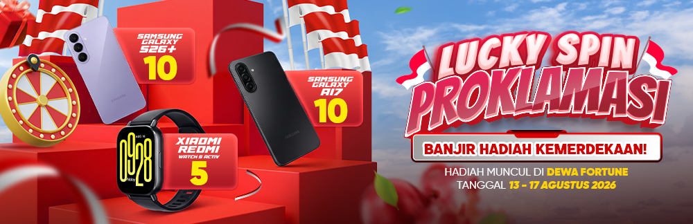 INDOXL : Lucky Spin Proklamasi: Banjir Hadiah Kemerdekaan!