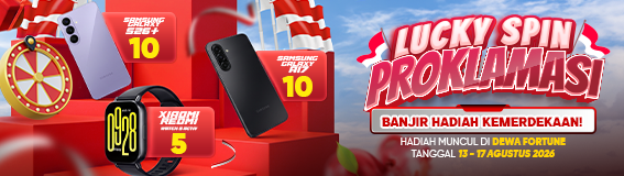 INDOXL : Lucky Spin Proklamasi: Banjir Hadiah Kemerdekaan!