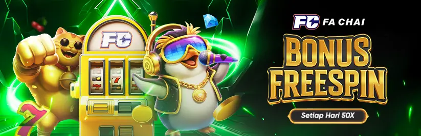 VOUCHER  GONG XI FA CHAI FREESPIN 50X !