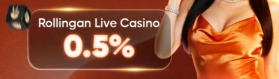 BONUS ROLLINGAN LIVE CASINO