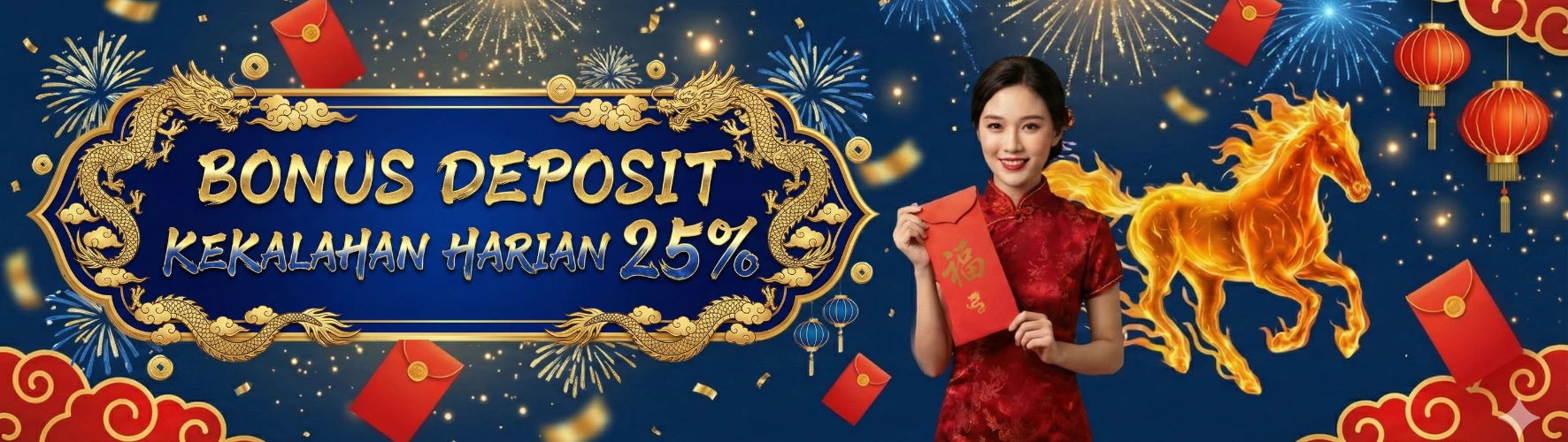 BONUS KEKAKALAHAN HARIAN 25%