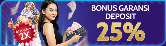PROMO GARANSI DEPOSIT HARIAN 25%