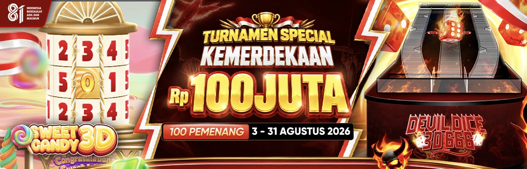 TURNAMEN KEMERDEKAAN Sweet Candy 3D & Devil Dice 666