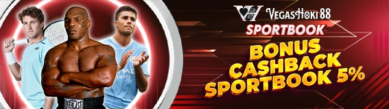 CASHBACK SPORTBOOK VEGASHOKI88 5%