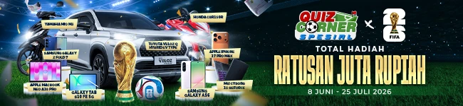 Banner promo quiz corner piala dunia PLUSTOTO4D