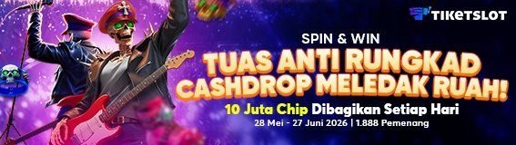 Spin & Win Tuas Anti Rungkad Cashdrop Meledak Ruah!