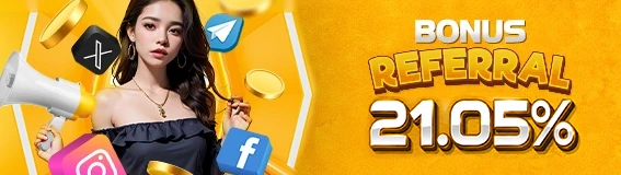 Bonus Referral 21.05 %