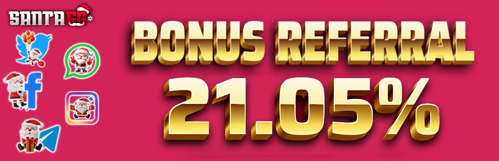 BONUS REFERRAL  21.05 % 