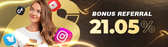 Bonus Refferal 21.05 %