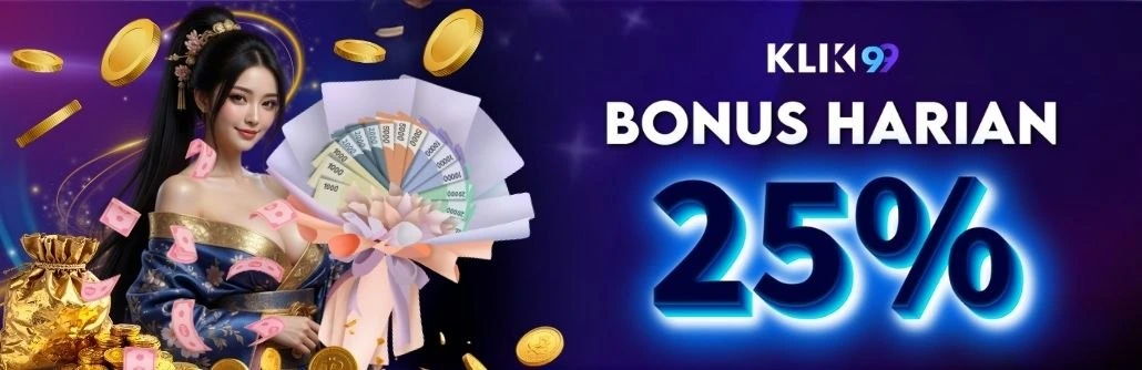 BOINUS HARIAN 25%