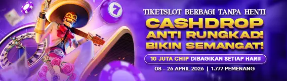Tiketslot Berbagi Tanpa Henti : Cashdrop Anti Rungkad Bikin Semangat! 